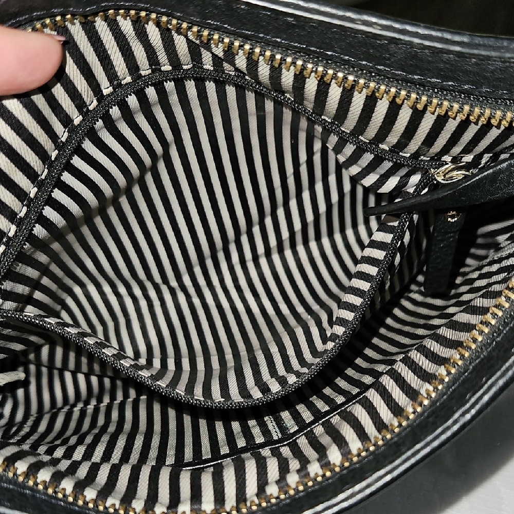 Kate Spade Black Pebble Leather Crossbody Bag - Picture 7 of 10